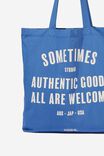 Foundation Adults Organic Tote Bag, BLUE AUTHENTIC GOODS