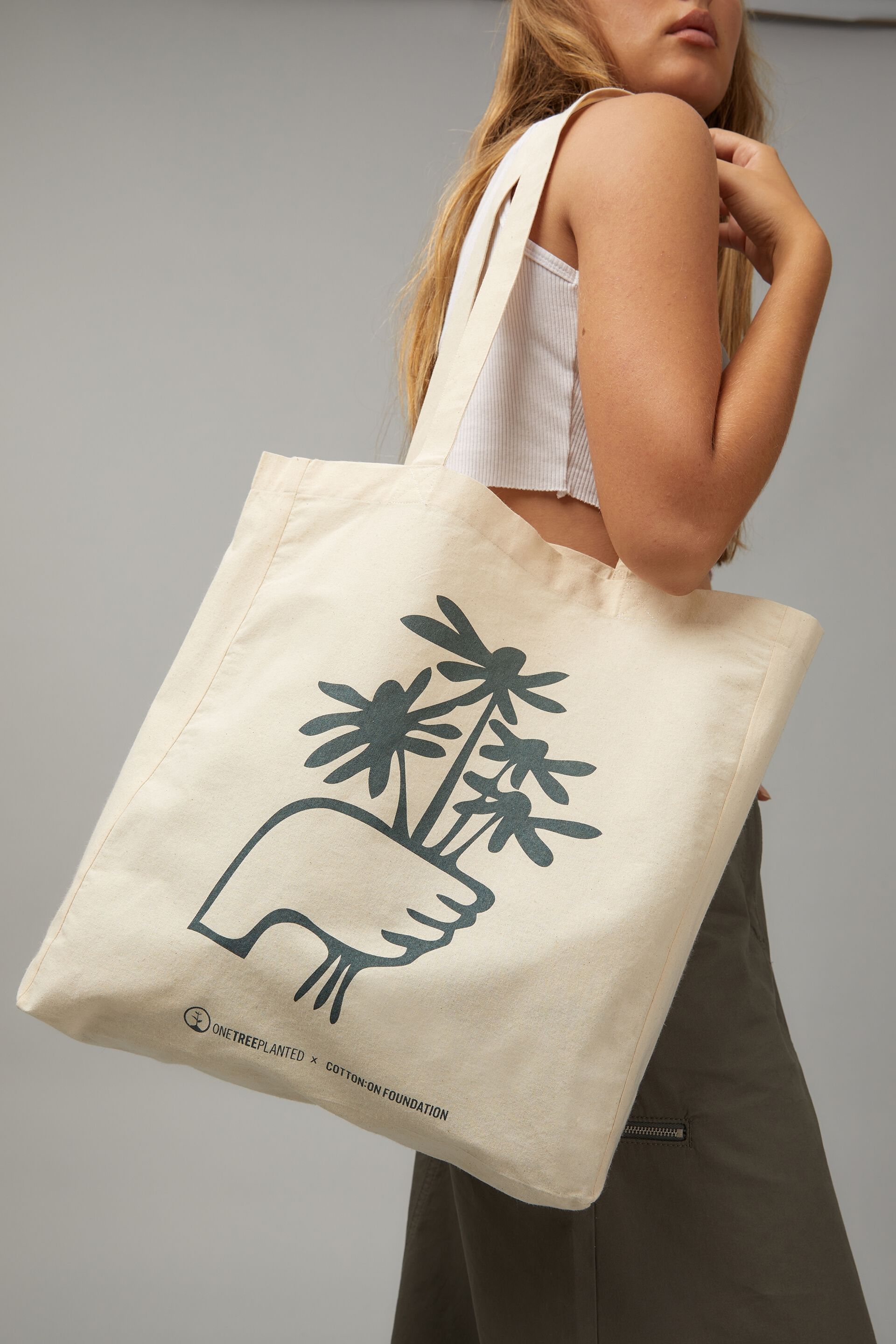 Recycled canvas bag clearance