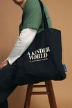 Born This Way Foundation Tote Bag, A KINDER WORLD/BLACK - alternate image 3