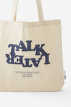 Foundation Factorie Tote, TALK LATER - alternate image 2