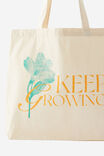 Foundation Factorie Tote Bag, KEEP GROWING - alternate image 2