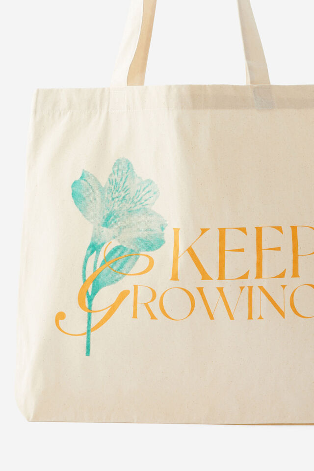 Foundation Factorie Tote Bag, KEEP GROWING