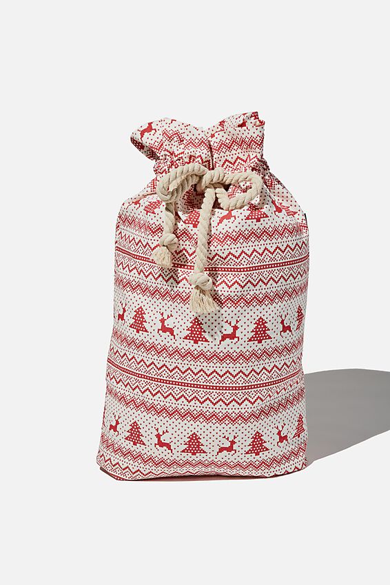 Foundation Santa Sack, CHRISTMAS FAIR ISLE