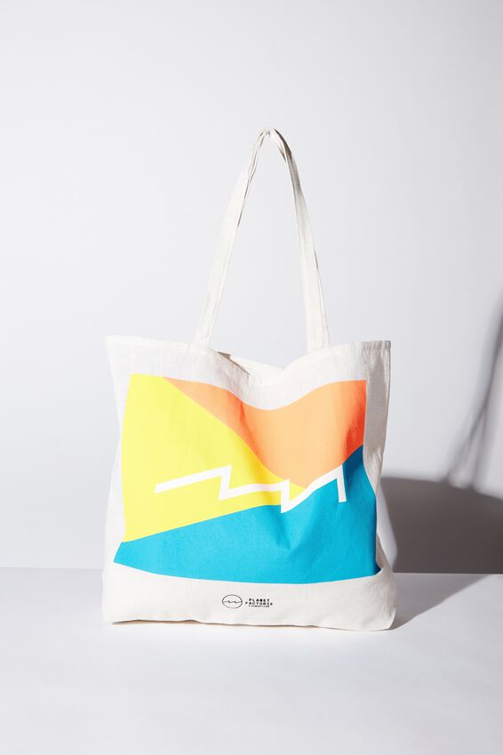 Pf Foundation Tote Bags, PINK SPLICE