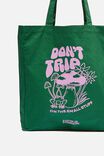 Foundation Typo Organic Tote Bag, DON T TRIP