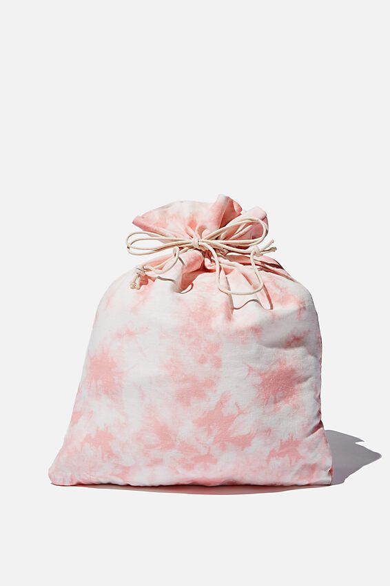 Foundation Medium Gift Bag, PINK TIE DYE