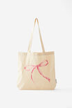 Foundation Factorie Tote Bag, WATERCOLOUR BOW - alternate image 1