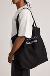 FACTORIE LOGO / BLACK