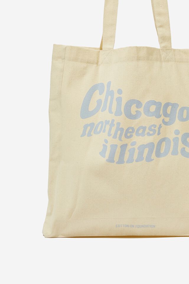 Foundation Factorie Recycled Tote Bag, CHICAGO
