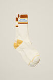 Life Changer X Cotton On Socks, BROWN/MUSTARD - alternate image 4