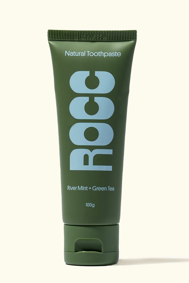 Rocc Natural Toothpaste, MINT & GREEN TEA