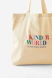 Born This Way Foundation Tote Bag, A KINDER WORLD/PALE YELLOW - alternate image 2