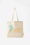 Foundation Factorie Tote Bag, KEEP GROWING - alternate image 1