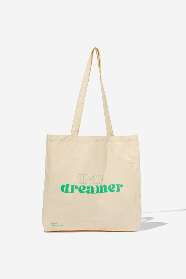 Foundation Supre Organic Tote Bag, DAY DREAMER