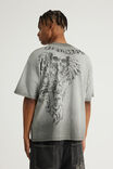 Notion Vintage Graphic Tshirt, NTN WASHED BLACK/SKULL N CROSS - example image 4