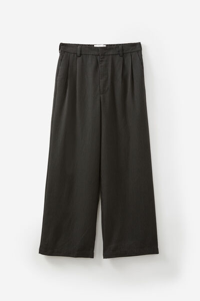 Open Gallery Tailored Pant, CHARCOAL PINSTRIPE