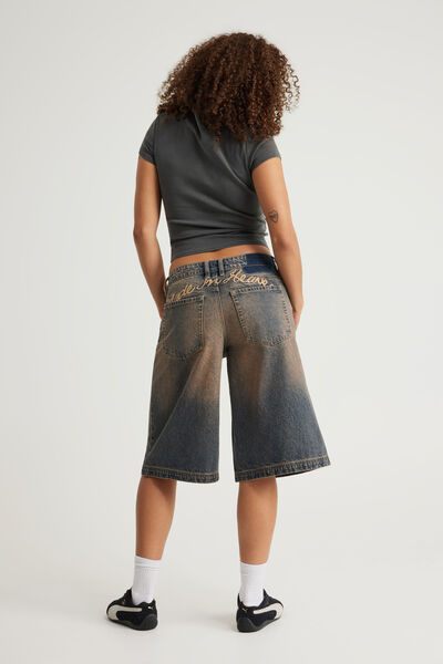 Mega Baggy Jort, DIRTY PEACH