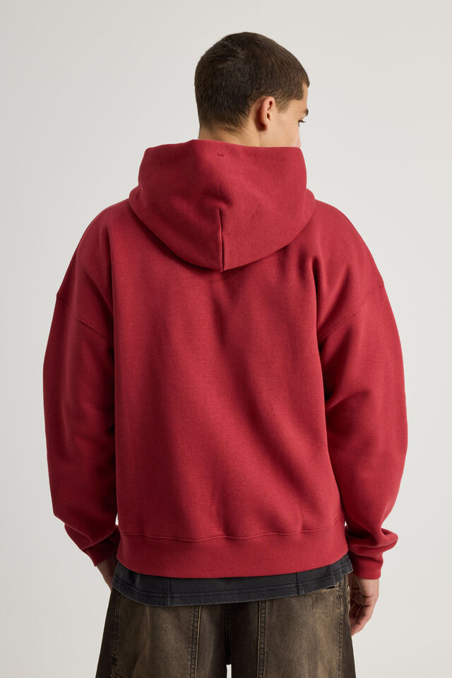 Notion Zip Thru Hoodie, NTN TUSCAN RED/NOTION LOGO