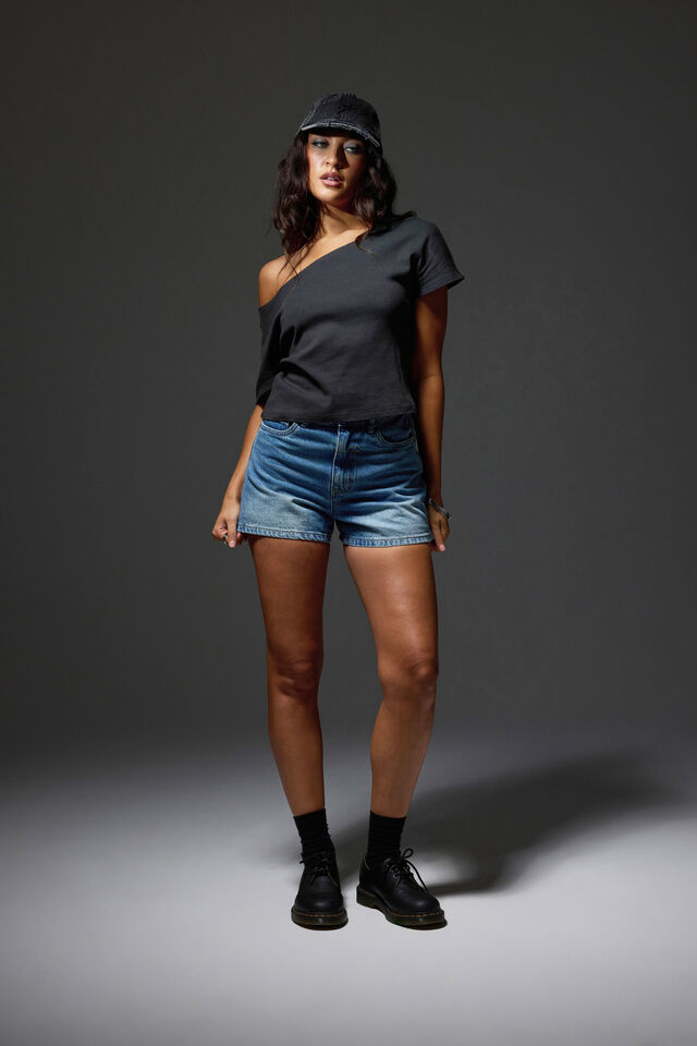 90 S Classic Denim Short, SUNNY BLUE