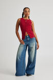 Rosie Button Up Knit Tank, SCOOTER - alternate image 2