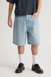 Half Half Classico Denim Short, CLEAN BLEACH - alternate image 1