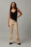 Bobbie Flare Pant, LIGHT STONE - alternate image 1