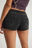Tumblr Low Rise Booty Short, RIOT BLACK BUTTERFLY - example image 2