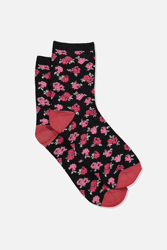 The Original Sock, BAYLEE ROSE_BLACK