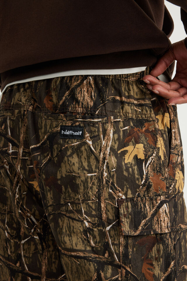 Pull On Cargo Short, FOREST CAMO