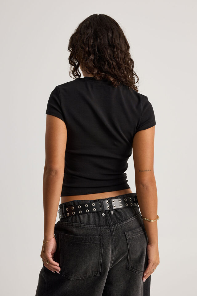 Notion Fitted Graphic Tee, BLACK/SMOKEY NOTION