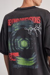 Notion Boxy Cropped Heavyweight Tshirt, NTN BLACK ACID/SPIRAL SCIENCE - alternate image 3