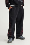 Baggy Trackpant, NTN WASHED BLACK/DRAGON - example image 2