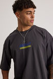 Half Half Heavyweight Box Fit Graphic Tshirt, HH SLATE/HALF HALF CASSETTE - alternate image 4
