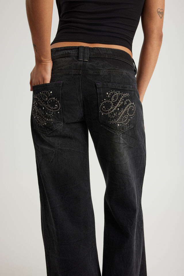 Era Low Super Wide Jean, STARRY EYED BLACK