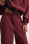 Classic Wide Leg Trackpant, WASHED CHERRY LACQUER - alternate image 4
