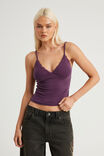 V Neck Cami, SYRAH - example image 1