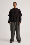 Marvel Baggy Trackpant, LCN MAR WASHED BLACK/SILVER SURFER - alternate image 2