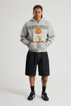 Mcdonalds Zip Thru Hoodie, LCN MCD GREY MARLE/HASH BROWN SUPREMACY - alternate image 2