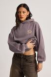 Open Gallery Boxy Hoodie, MYSTIC PURPLE/ OG TUMERIC - alternate image 4
