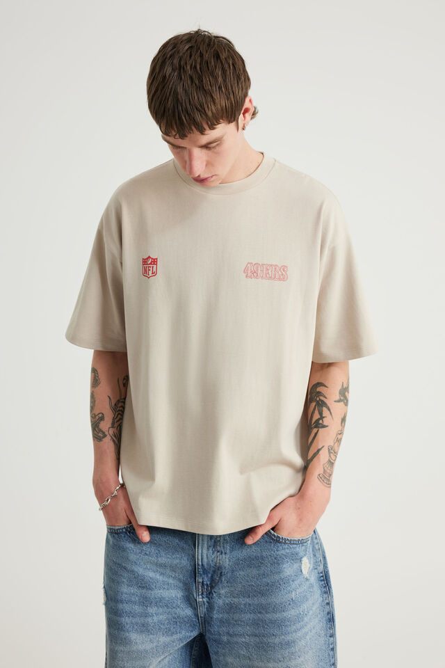 Box Fit Nfl Tshirt, LCN NFL PEBBLE/49ERS