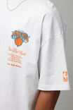 Oversized Nba T Shirt, LCN NBA SILVER MARLE/KNICKS SCRIPT - alternate image 4