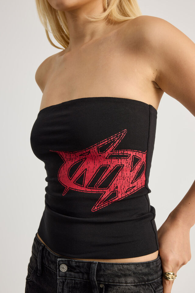 Graphic Bandeau, BLACK/MOTODYSTOPIA