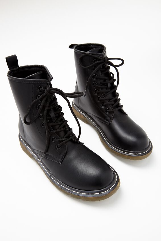 Combat Boot, BLACK