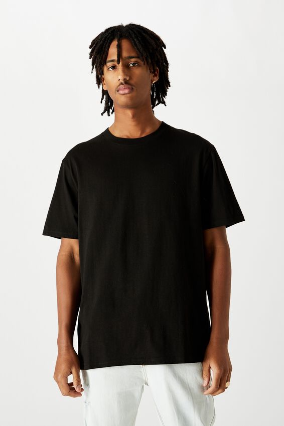 Regular T Shirt, BLACK