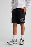 Nfl Track Short, LCN NFL BLACK/RAIDERS SCRIPT - alternate image 1