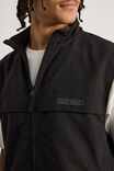 Half Half Reversible Vest, BLACK - alternate image 4
