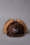 Open Gallery Fur Trapper Cap, OG CHOC W FUR - alternate image 3
