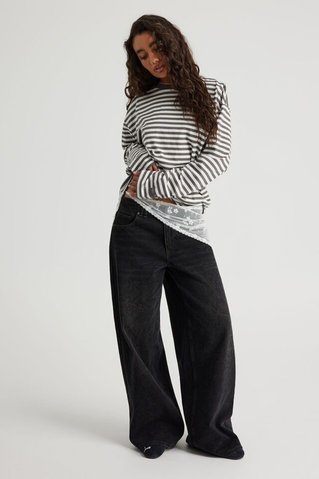 Lace Wrap Scarf, WHITE