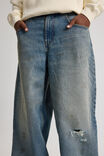 Half Half El Grande Baggy Jean, TIDAL BLUE/OIL WASH - alternate image 4