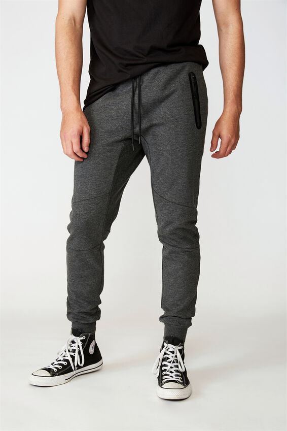 Tech Track Pant, CHARCOAL MARLE